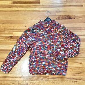 ASOS Brand Small Men’s Oversized Multicolor Wool Sweater